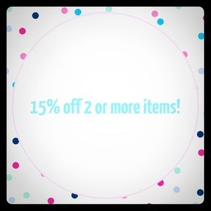 Get 15% off your order!
